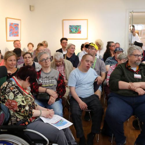 Ausstellung zum Kalender "Kreativ und Inklusiv"
