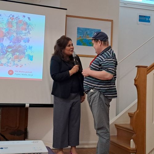 Ausstellung zum Kalender "Kreativ und Inklusiv"